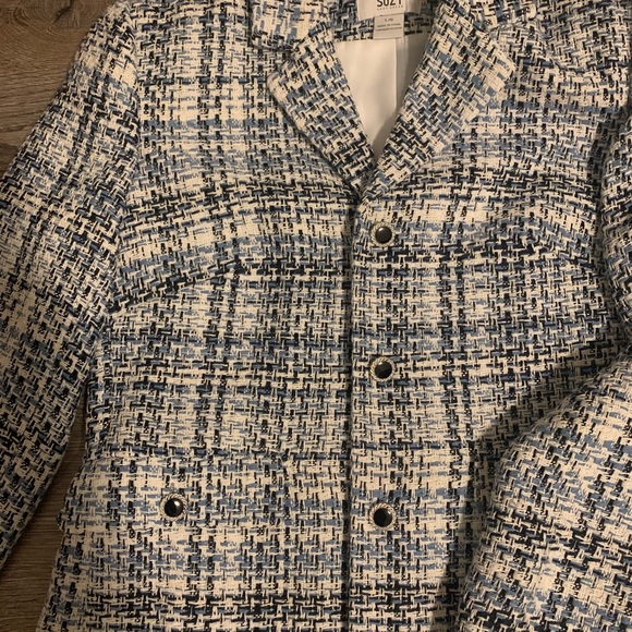 Suzy Shier Tweed Blazer - Picture 2 of 3